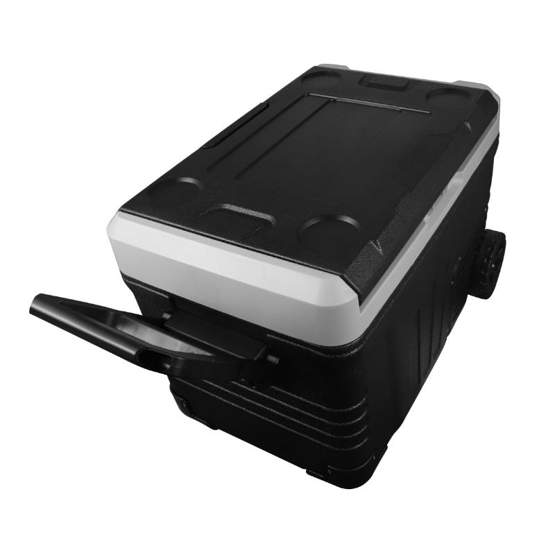 AQUALUX Car Fridge 50L, Compressor, 12V & 220V, Temperature from -16 to +16, Black
