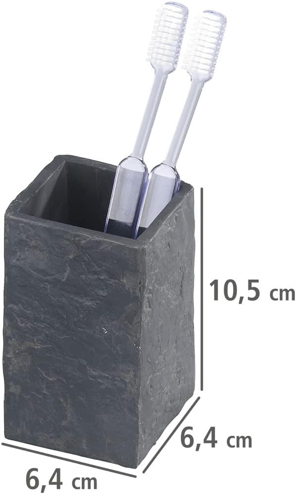 TOOTHBRUSH CUP "SLATE ROCK"