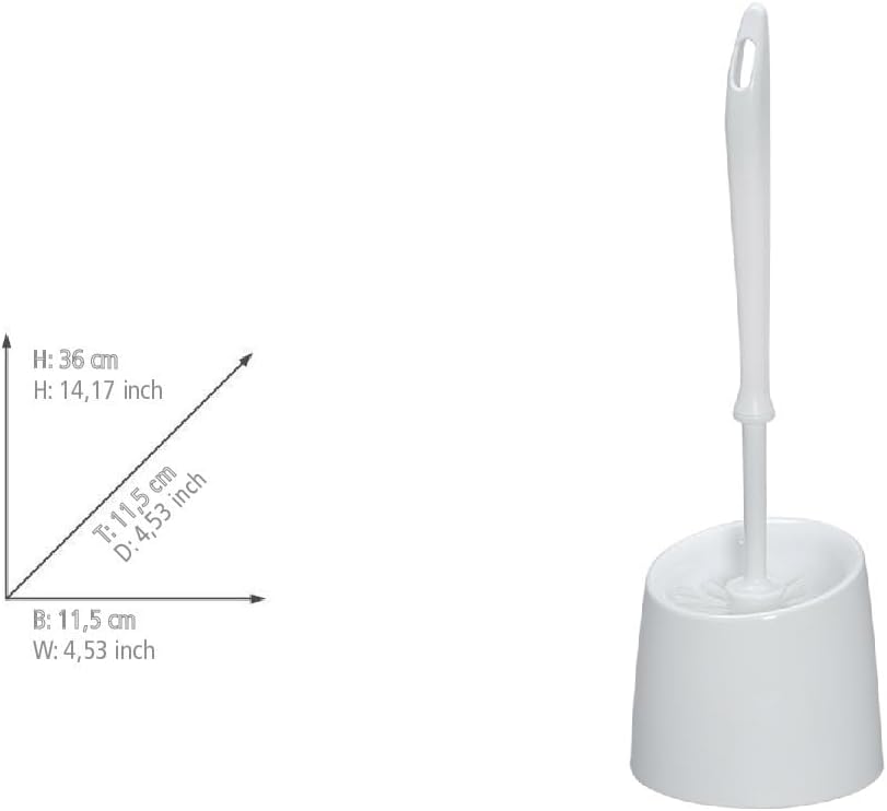 TOILET BRUSH "ECONOMIC" WHITE