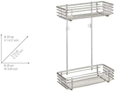RECT. BASKET MILANO"SATIN"2 TIERS