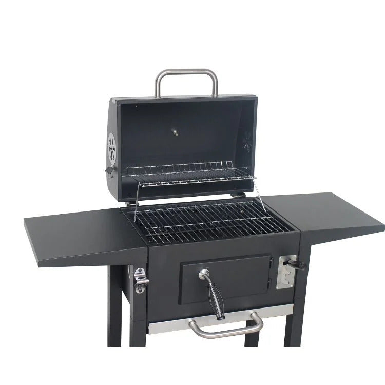 Pro Barbecue Charcoal Grill and Smoker 109cm + Cover