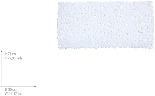 BATH MAT 71*36CM"PARADISE" WHITE