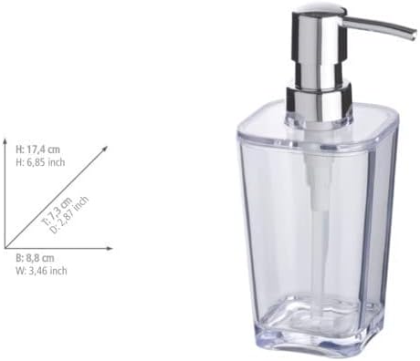 SOAP DISPENSER"CANDY" TRANSPARENT