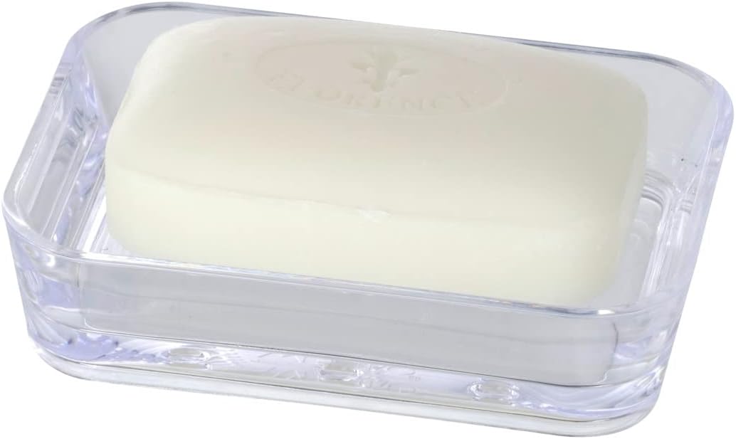 SOAP DISH "CANDY" TRANSPARENT