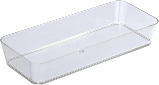 TRAY"SLIM" CANDY TRANSP.24*10*4CM