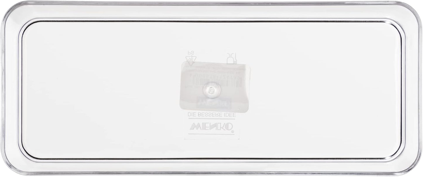 TRAY"SLIM" CANDY TRANSP.24*10*4CM