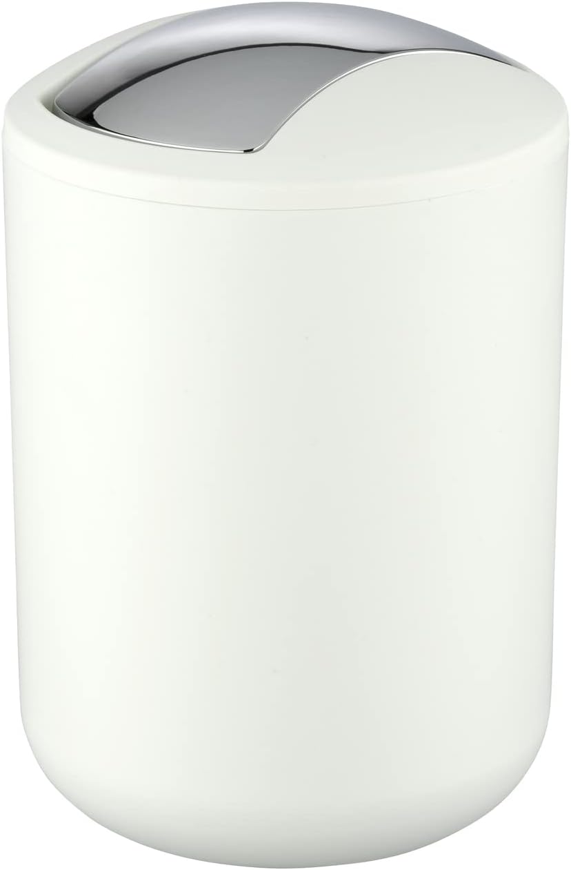 SWING COVER BIN "BRASIL" S WHITE