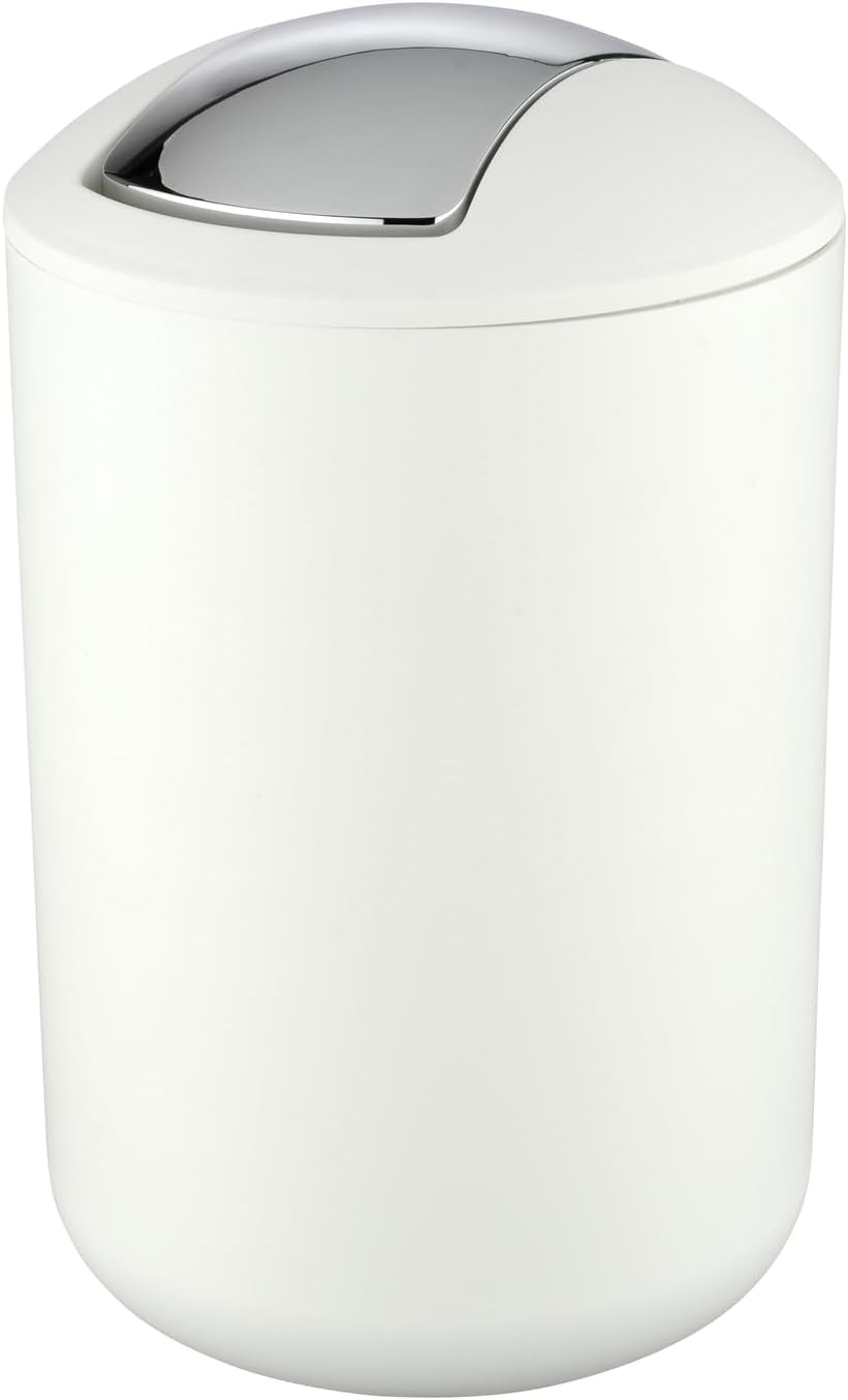 SWING COVER BIN "BRASIL" L WHITE