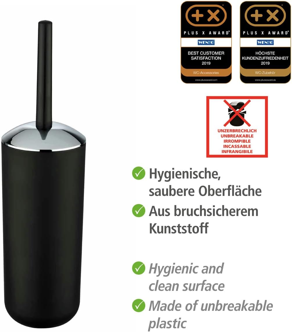 TOILET BRUSH "BRASIL" BLACK