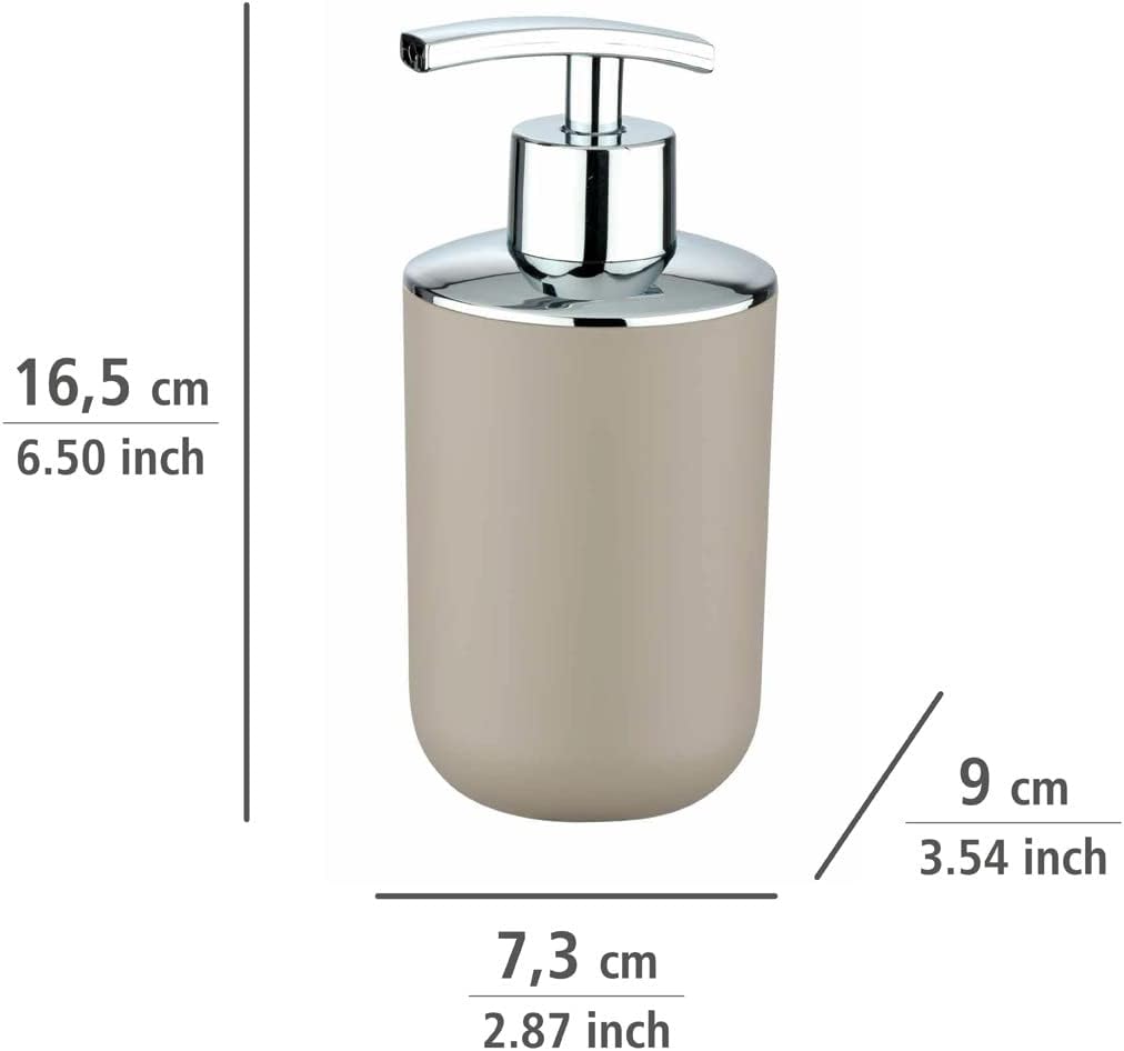 SOAP DISPENSER "BRASIL " TAUPE