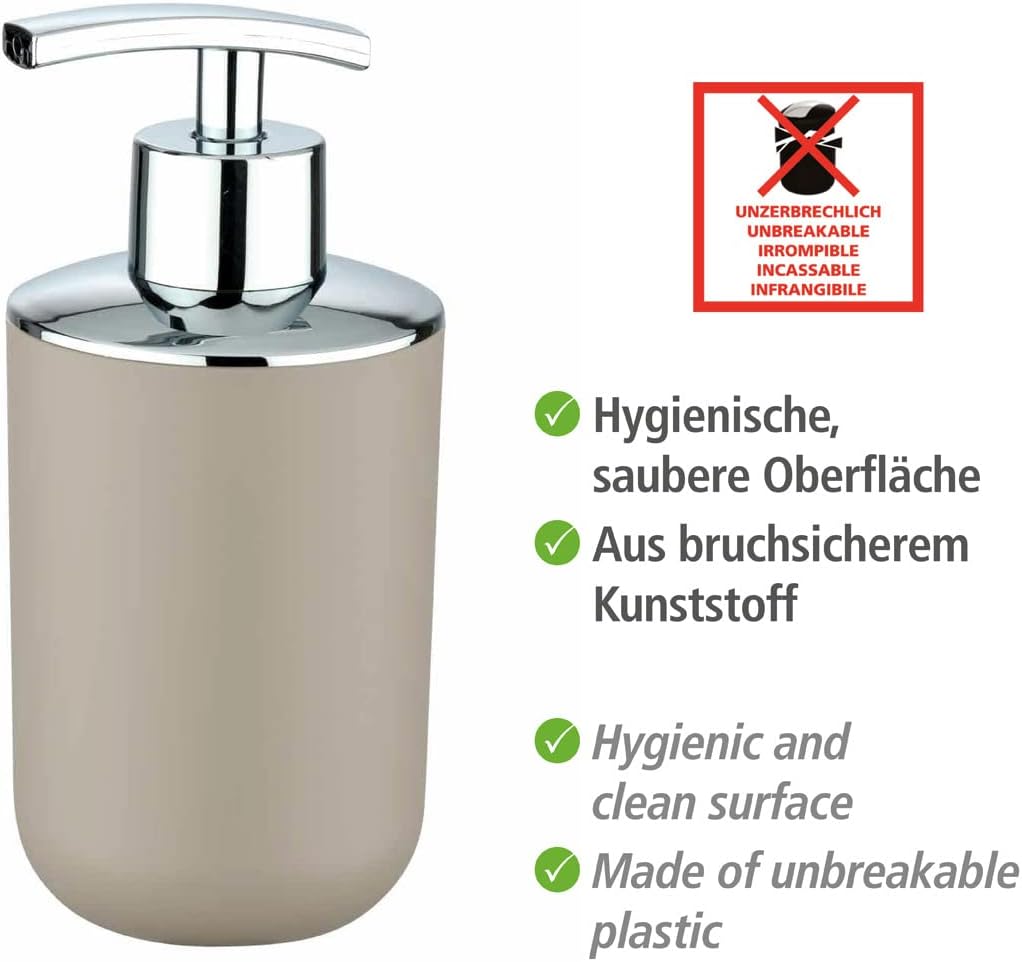 SOAP DISPENSER "BRASIL " TAUPE