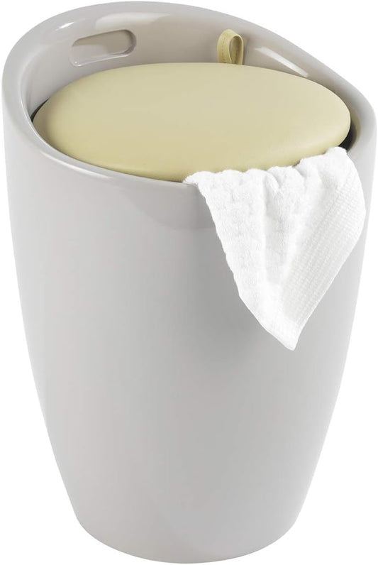 BATH STOOL "CANDY" TAUPE