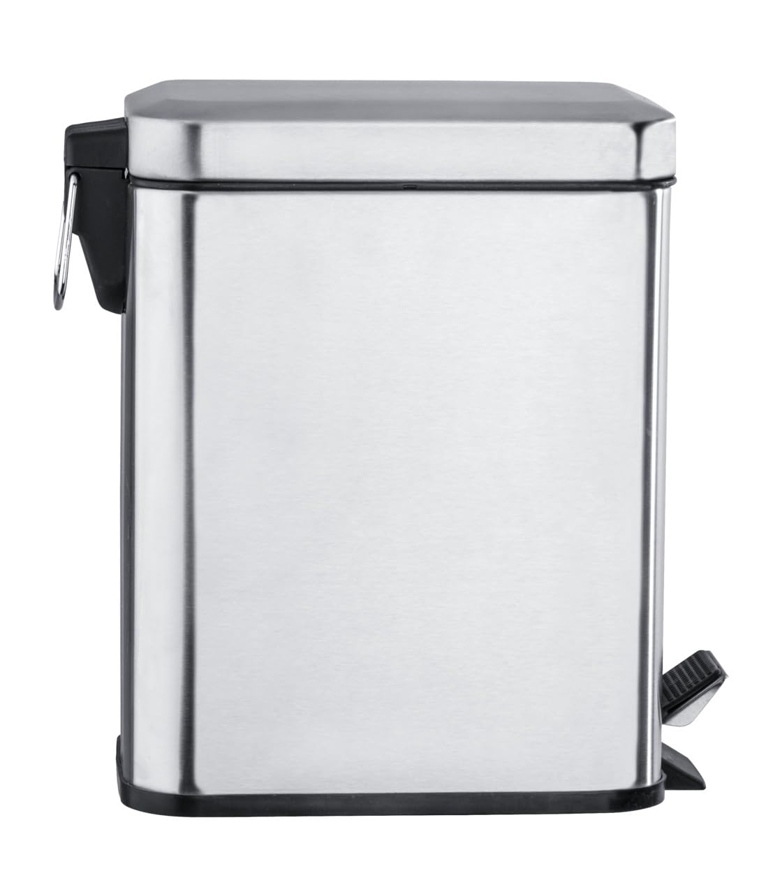 PEDAL BIN "SQUARE" 5LT S.S. BRUSHED