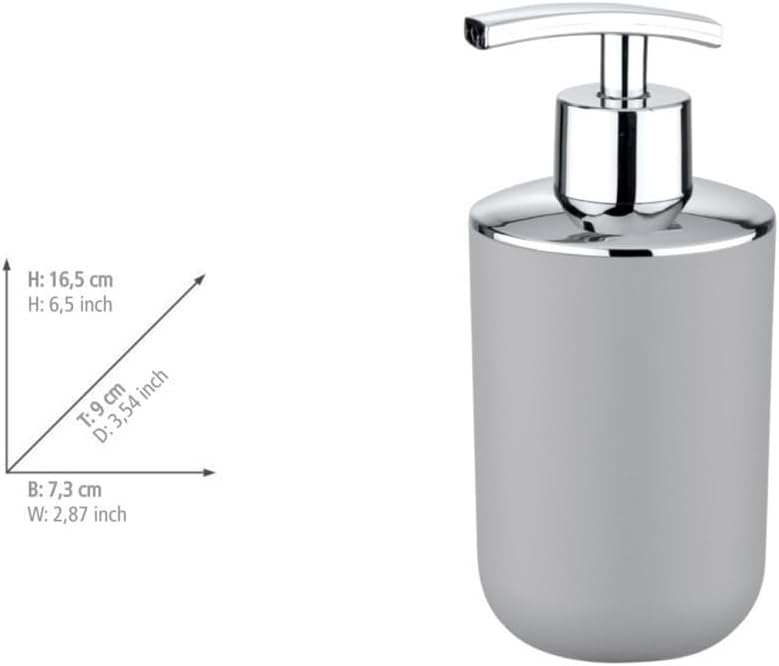 SOAP DISPENSER "BRASIL" GREY