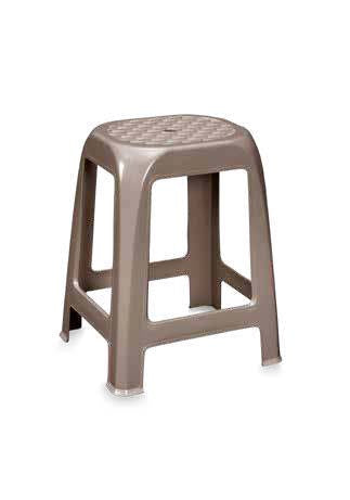 STOOL "ELFO" 46CM BEIGE/TORTORA