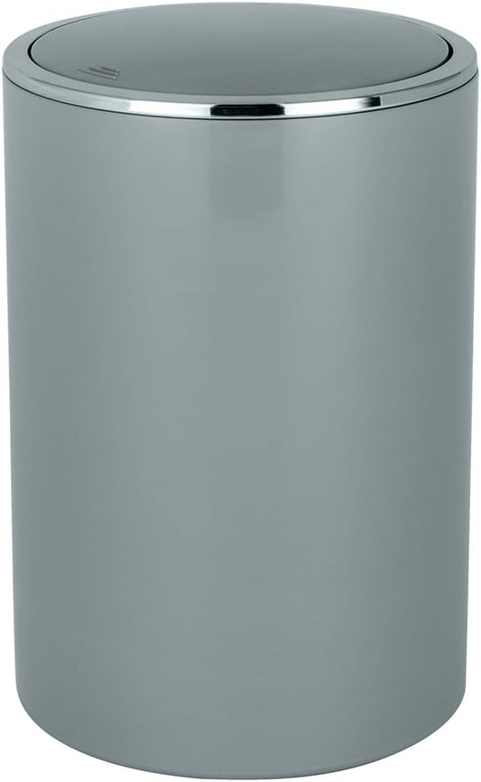 SWING COVER BIN "INCA" 5L GREY