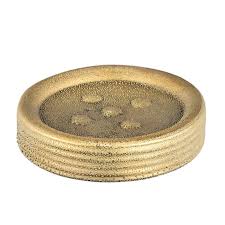CERAMIC SOAP DISH "POLARIS JUWEL" GOLD