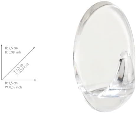 SET*6 MIDGET HOOKS TRANSPARENT