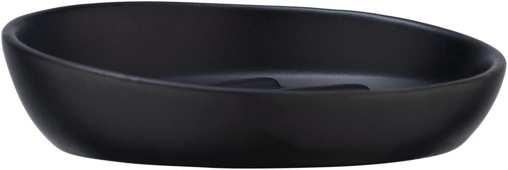 CERAMIC SOAP DISH MOD. BADI BLACK