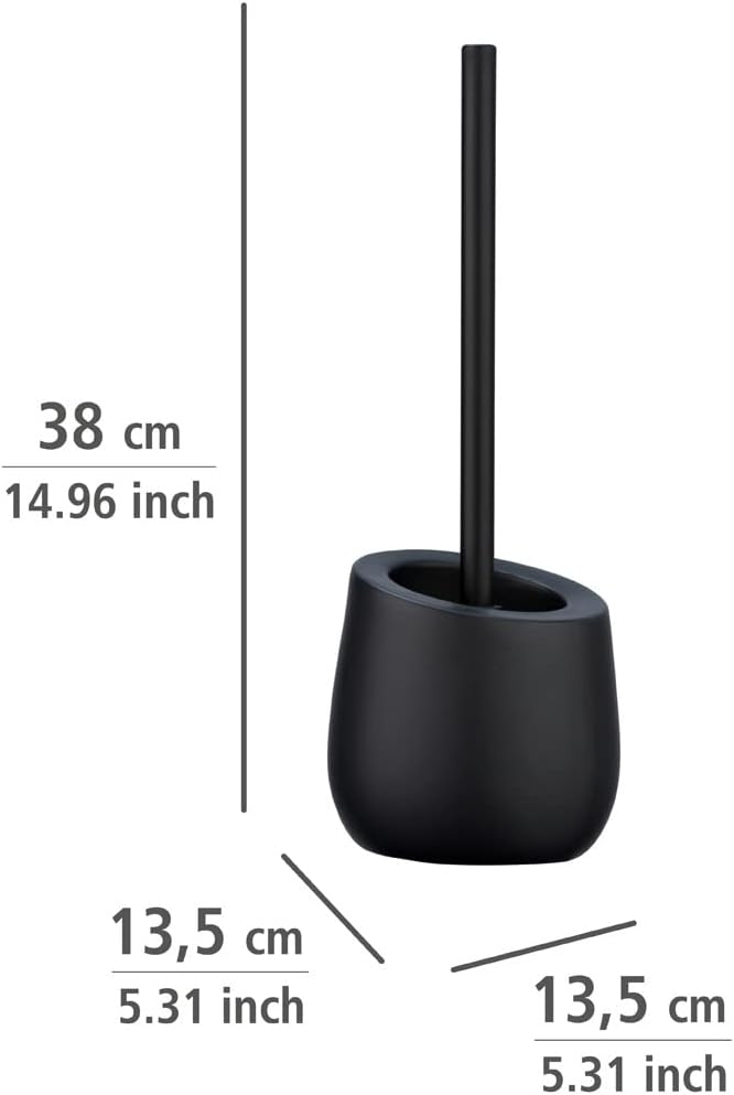 CERAMIC TOILET BRUSH MOD. BADI BLACK