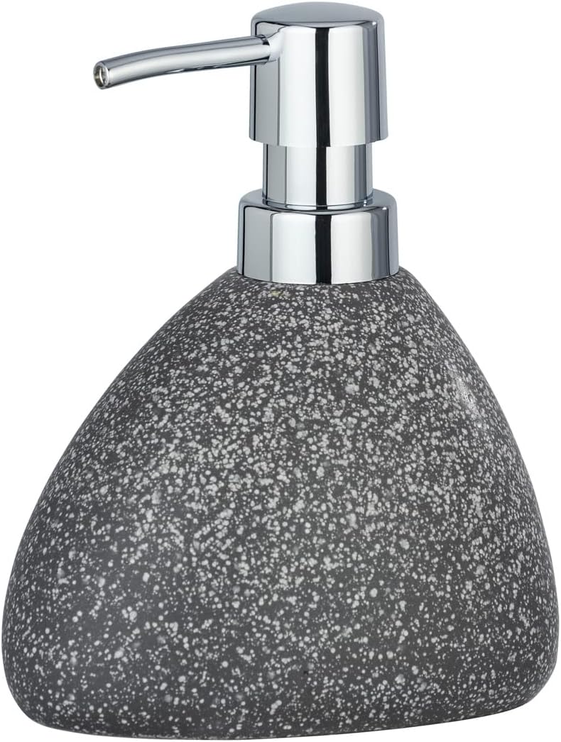 CERAMIC SOAP DISPENSER "PION" GREY