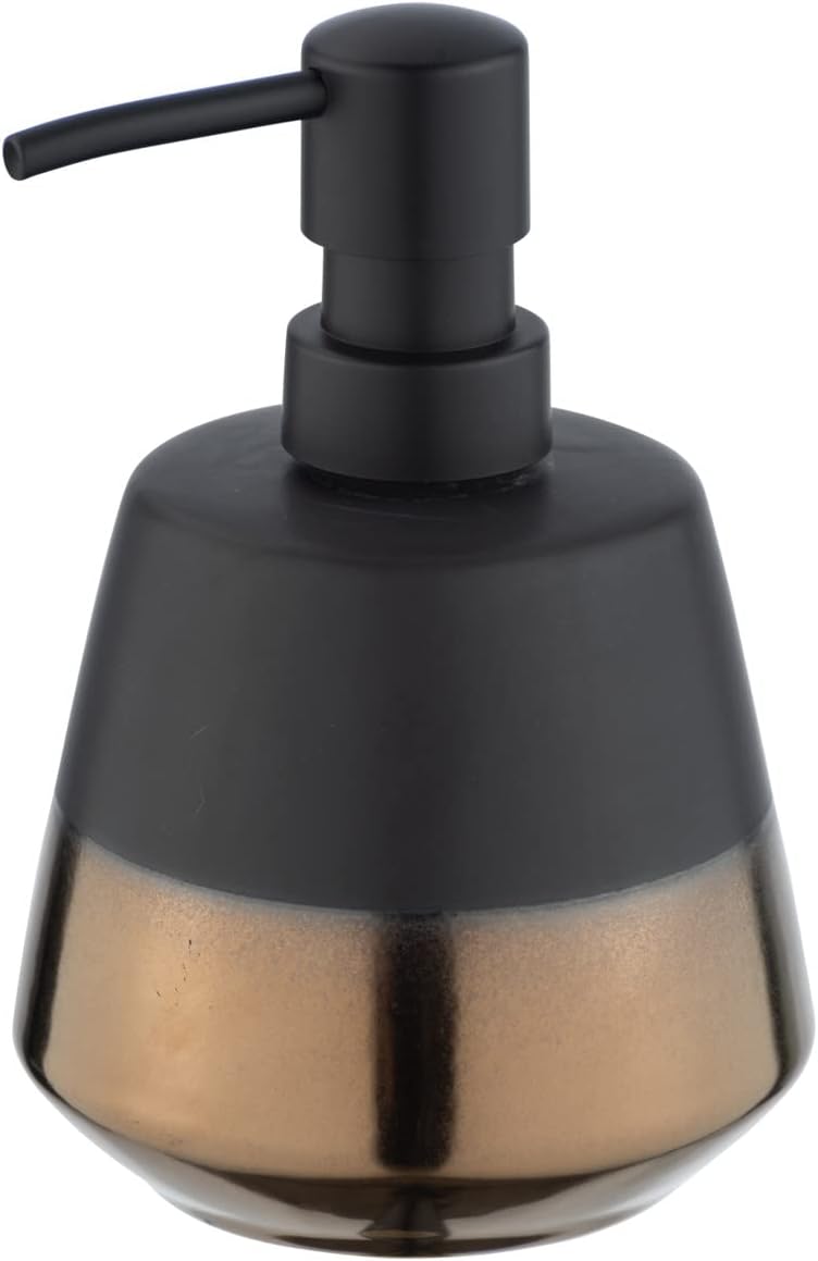 CERAMIC SOAP DISPENSER "BRANDOL" BLACK