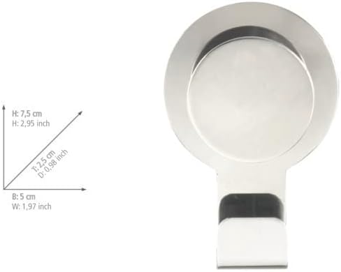WALL HOOK BLANDAS STAINLESS STEEL CHROME