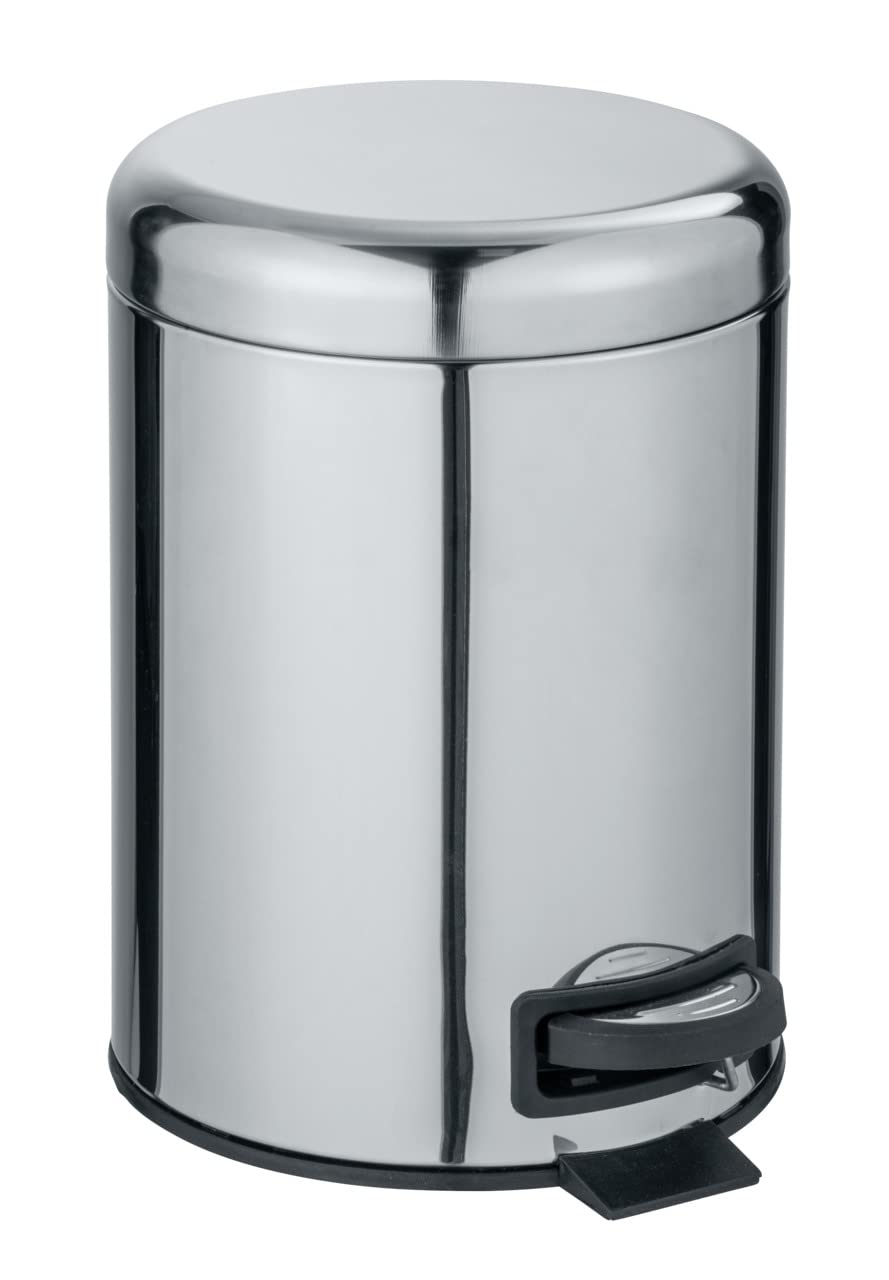 PEDAL BIN MOD. LEMAN, S/S SHINY 5 LTR.
