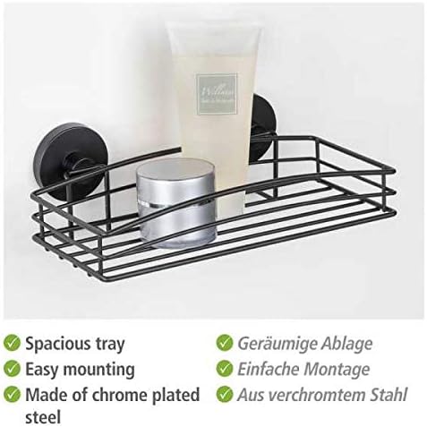 VACUUM-LOC WALL SHELF BLACK