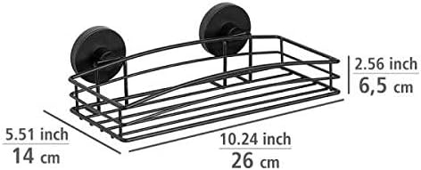 VACUUM-LOC WALL SHELF BLACK