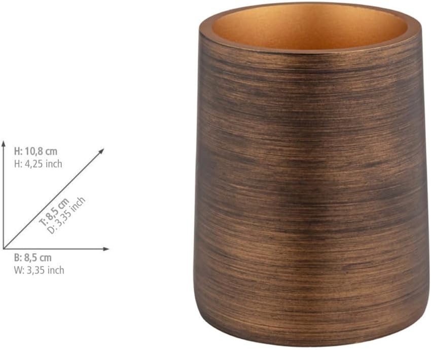 TUMBLER "PALENA" BRONZE