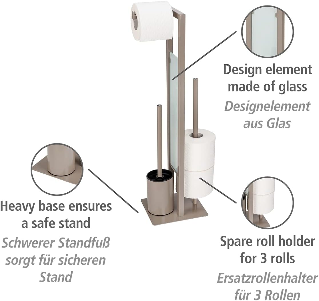 FREESTANDING TOILET BRUSH "RIVALTA" TAUP