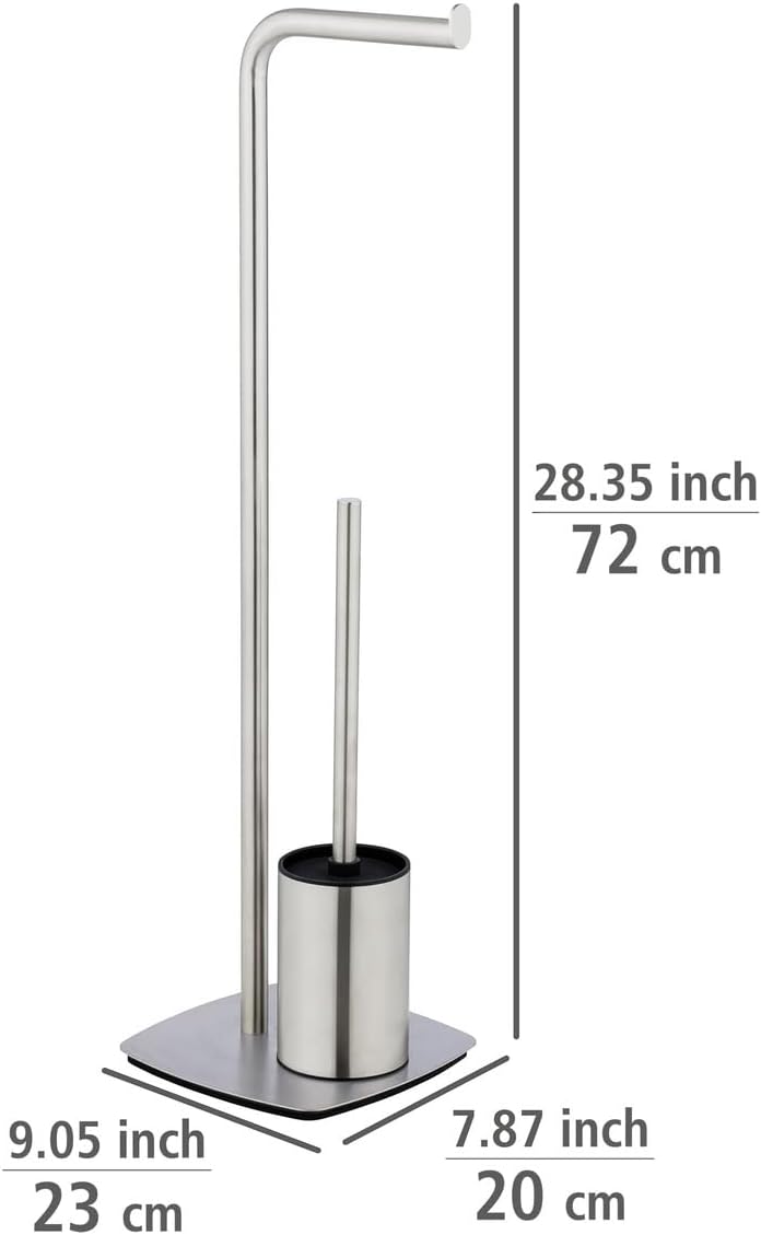 FREESTANDING TOILET BRUSH "IRIA" S/S MAT