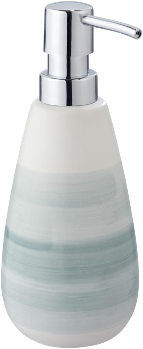 CERAMIC SOAP DISPENSER "BURGIO" TURQUOIS