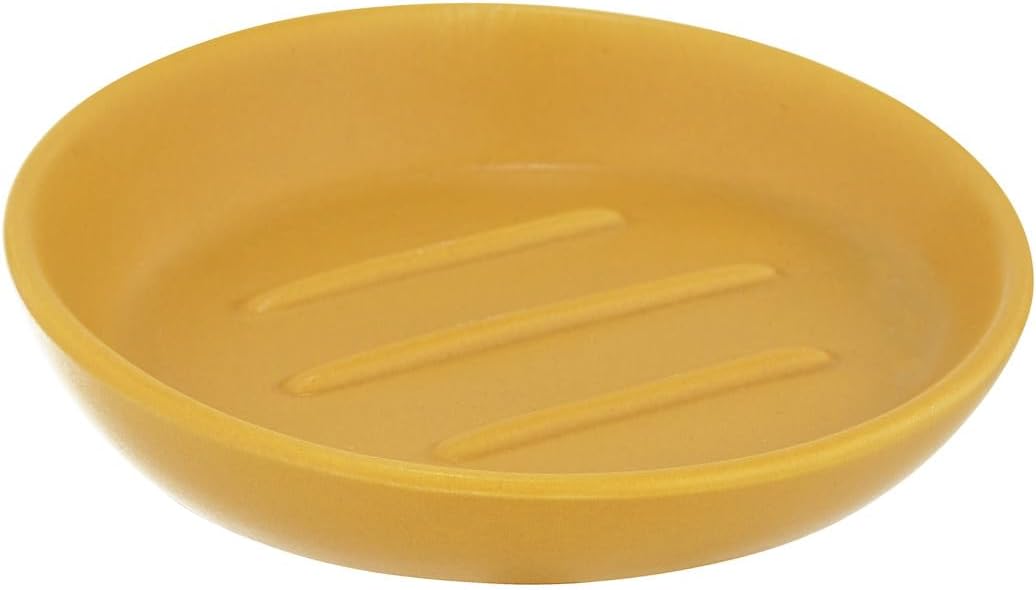 CERAMIC SOAP DISH MOD. "BADI" YELLOW