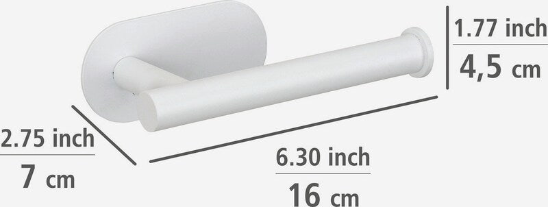 TURBO-LOC TOILET PAPER HOLDER "OREA" WHI