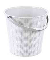BUCKET 10L ELEGANCE WHITE