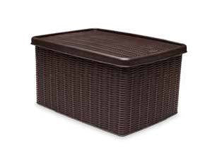 BOX 21CM "ELEGANCE" M MOKA