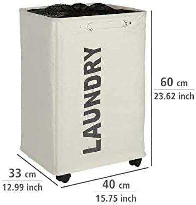 LAUNDRY BIN "QUADRO" BEIGE