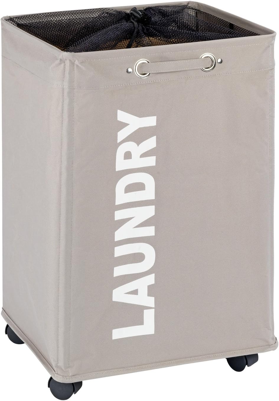 LAUNDRY BIN QUADRO TAUPE