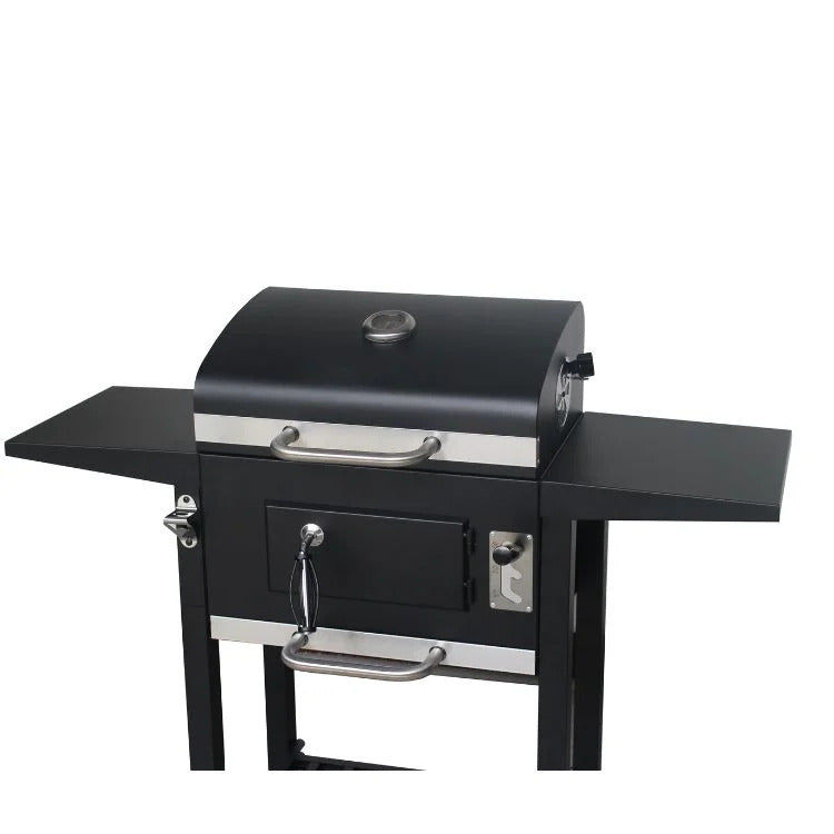 Pro Barbecue Charcoal Grill and Smoker 109cm + Cover