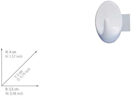 SET*3 STRIP-IT DWARF HOOKS WHITE