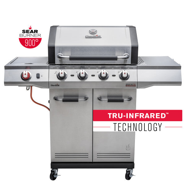 Charbroil Advantage Pro 4 Burner + Side Burner Stainless Steel Gas Grill TRU