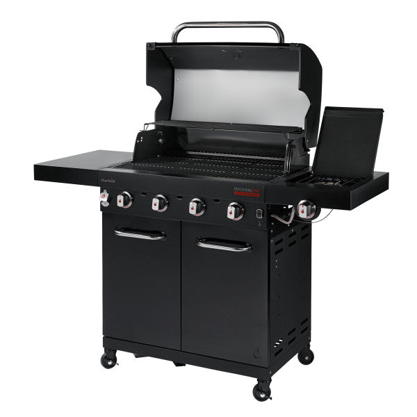 Charbroil Professional Core 4 Burner +Side Burner Gas Grill Black TRU