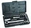 Tactix Socket Set, Black, 40-Piece