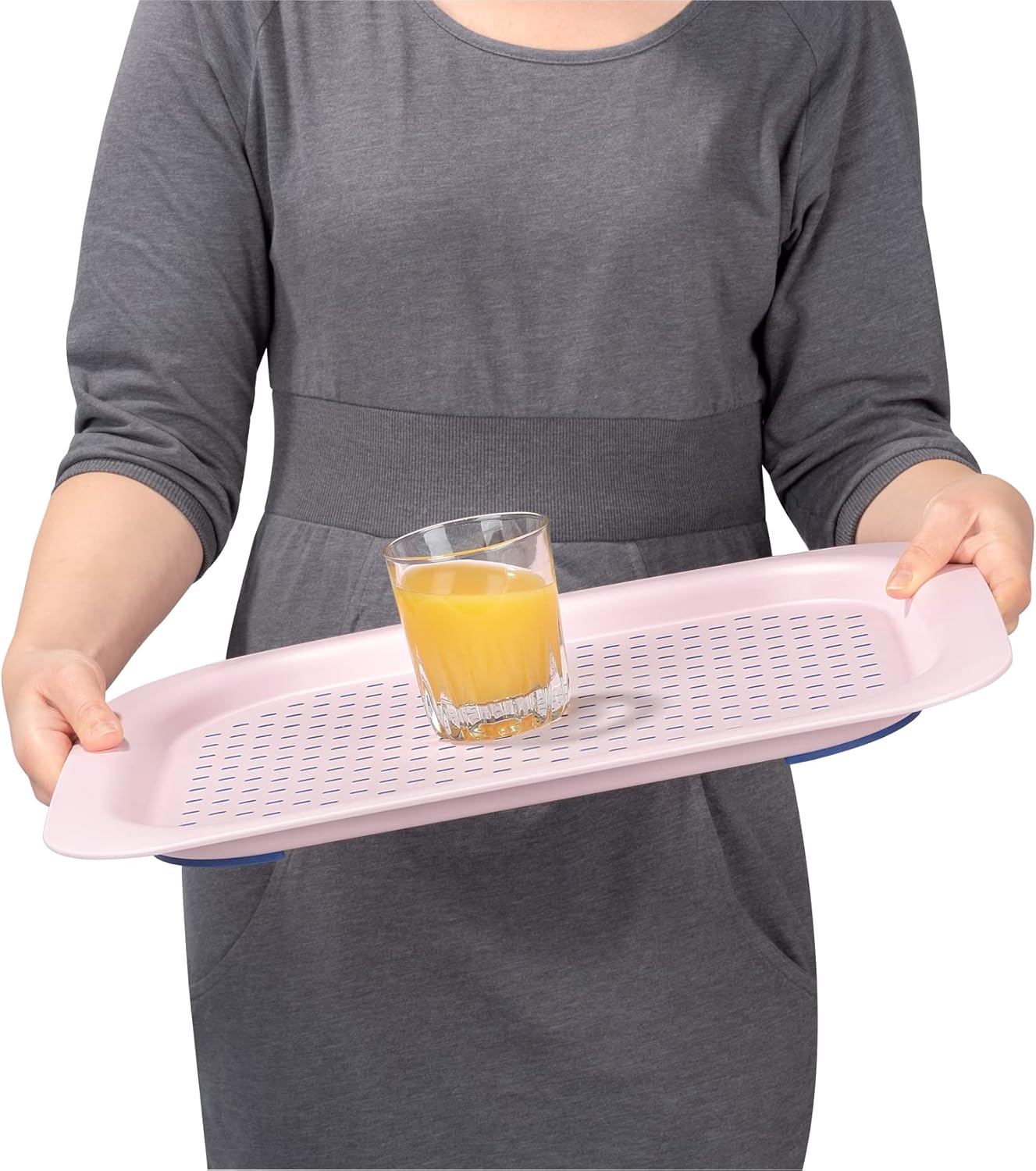 NON-SLIP TRAY PINK