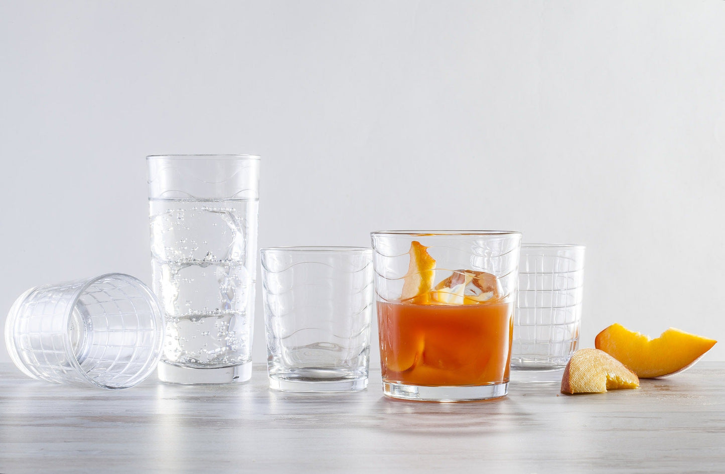 SET*6 VERRES SHORT 29CL "KYMA"