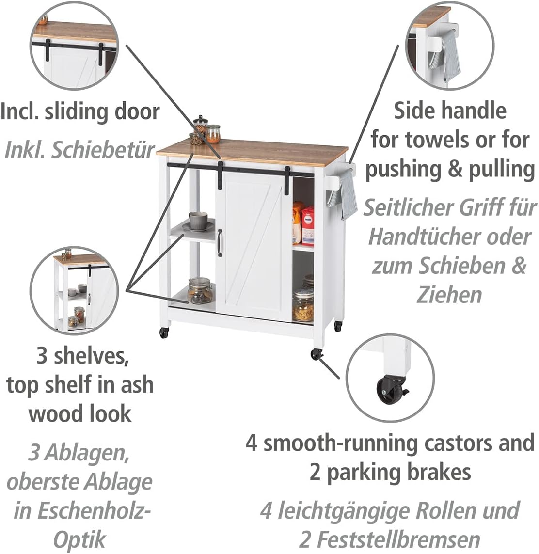 KITCHEN TROLLEY "COUNTRY HOUSE"