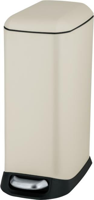 PEDAL BIN DESIGN EASY CLOSE 20L. CREAM
