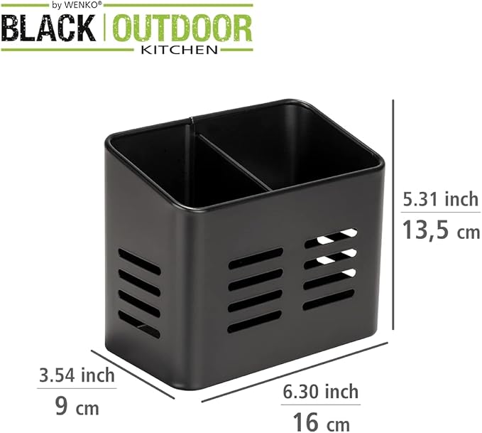 CUTLERY BASKET "BACO" BLACK